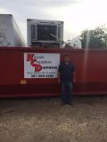 A recent junk removal service job in the area