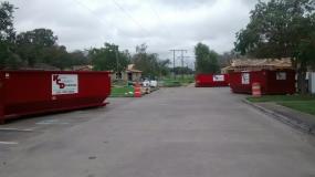 A recent dumpster rental job in the Corpus Christi, TX area
